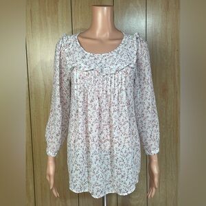 GAP Floral Blouse in Cream and Pink SZ - S